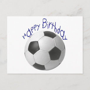 Happy Birthday Football Geschenke Postkarte
