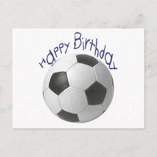 Happy Birthday Football Geschenke Postkarte