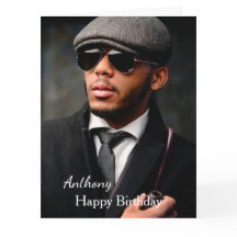 Happy Birthday Foto Custom Card