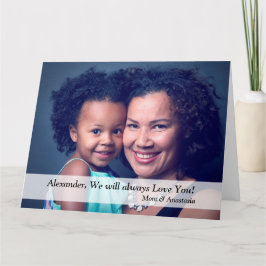 Happy Birthday Foto Familie Mama Big Personalize Karte