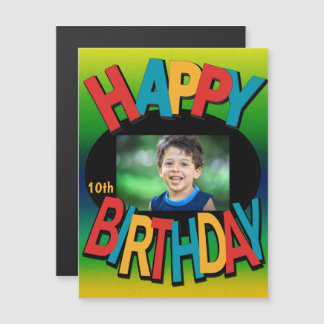Happy Birthday Foto Fun Magneteinladung