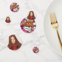 HAPPY BIRTHDAY Foto Fun Retro Comic Book