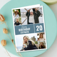Happy Birthday Foto | Kollage-Faltenglättung