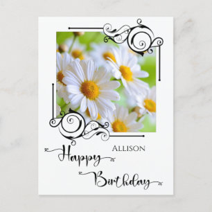 Happy Birthday Foto Postcard Postkarte