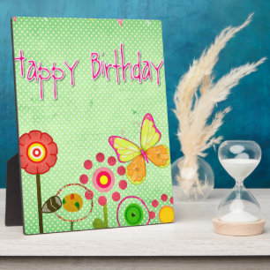 Happy Birthday Fotoplatte