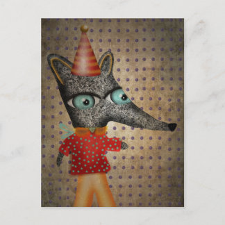 Happy Birthday Fox Postkarte
