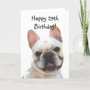 Happy Birthday French Bulldog Greeting Card Karte