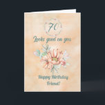 Happy Birthday Friend Wasserfarbenkaktus Karte<br><div class="desc">Eine wunderschöne Aquarellkaktkarte,  die Sie an Ihren Freund schicken können,  um Ihre Liebe zu ihrem Geburtstag auszudrücken</div>