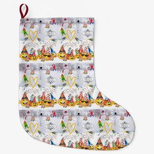 Happy Birthday Frohe Weihnachten Strumpf Großer Weihnachtsstrumpf