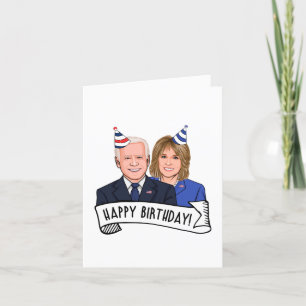 Happy Birthday From Joe and Jill Biden Karte