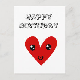 Happy Birthday from my Happy Heart Postkarte