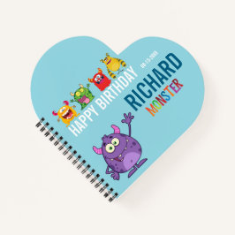 Happy Birthday FUN Monsters kids Notizbuch