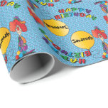 Happy Birthday Funny Clown Geschenkpapier<br><div class="desc">Happy Birthday Personalize Funny Clown Packpapier bereit für Sie zu personalisieren. ⭐ Dieses Produkt ist zu 100% anpassbar. Grafiken und Text können gelöscht, verschoben, verändert, verändert, gedreht usw. werden.. ⭐ 99% meiner Designs in meinem Geschäft sind in Schichten gemacht. Dadurch können Sie die Größe und den Text leicht verändern und...</div>
