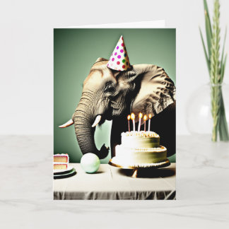 Happy Birthday Funny | Elefant Karte