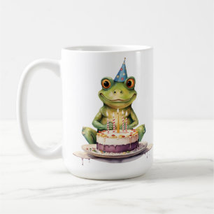 Happy Birthday Funny Frosch Kaffeetasse