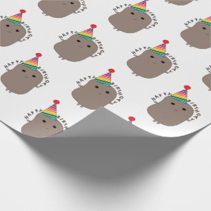 Happy Birthday Funny Potato Geschenkpapier
