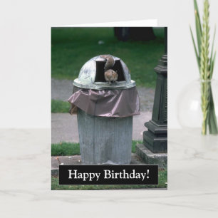Happy Birthday Funny Squirrel Card Karte
