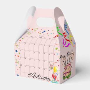 Happy Birthday Gable Favor Box April 2022 Geschenkschachtel