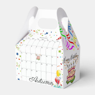 Happy Birthday Gable Favor Box November 2022 Geschenkschachtel