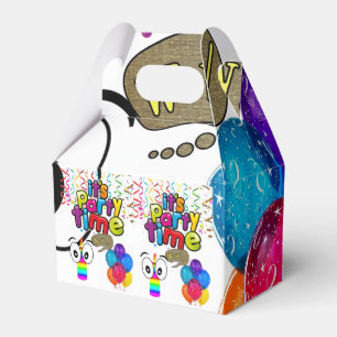 Happy Birthday Gable Favor Box Party Time Geschenkschachtel