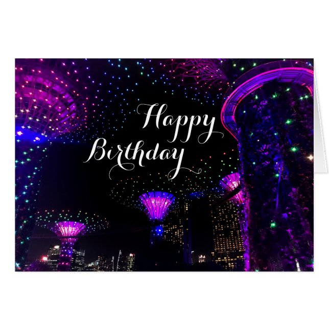 Happy Birthday Gardens by Bay #5 Card (Vorderseite (Horizontal))