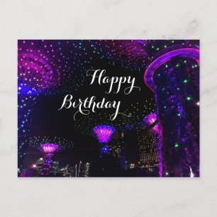 Happy Birthday Gardens by the Bay #5 Postkarte
