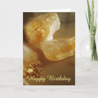 Happy Birthday Gemstones Crystal Birthday
