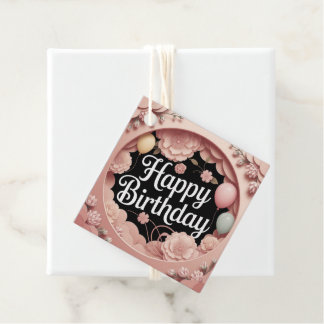 Happy Birthday Geschenkanhänger