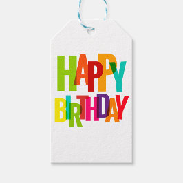 Happy Birthday Geschenkanhänger