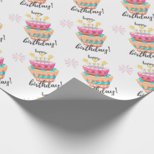 Happy Birthday Geschenkpapier