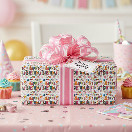 Happy Birthday Geschenkpapier