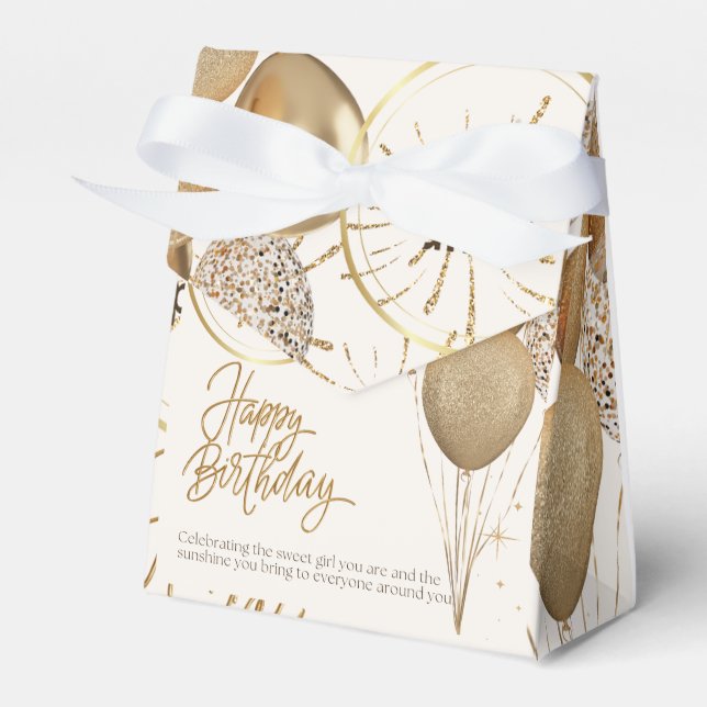 happy birthday geschenkschachtel (Vorderseite)