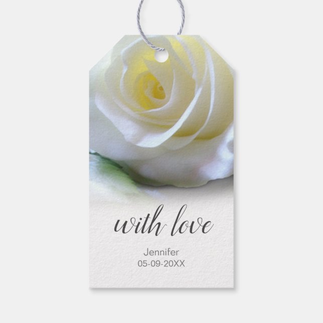 Happy Birthday Gift Tag Geschenkanhänger (Rückseite)