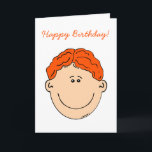 Happy Birthday Ginger Nut Friend oder Relation Karte<br><div class="desc">Happy Birthday Ginger Nut Friend or relation Card

Sehr lustige Karte für Ihre Ingwer Freunde zu lesen und zu öffnen an ihrem Geburtstag.

Druckkarte der höchsten Qualität

Umschlag</div>