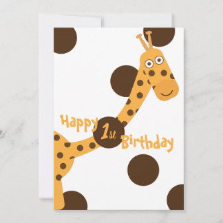 Happy Birthday Giraffe