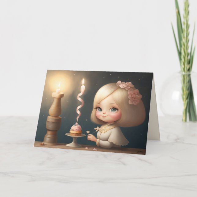 Happy Birthday Girl 01 Karte (Vorderseite)