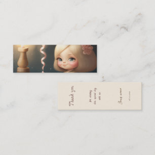 Happy Birthday Girl 01 Mini Visitenkarte