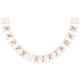 Happy Birthday Girl 01 Wimpelkette