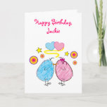 Happy Birthday Girlfriend Name Customizable Card Karte<br><div class="desc">Dieser Name anpassbare Karte für Ihre Freundin lassen Sie sie wissen,  dass sie die einzige für Sie ist. (Bitte besuchen Sie uns im PenguinCornerStore,  um sich passende Artikel sowie viele andere kreative und einzigartige Produkte anzusehen!)</div>