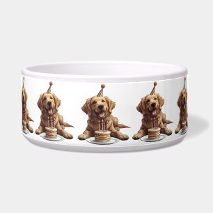 Happy Birthday Golden Retriever Dog Napf