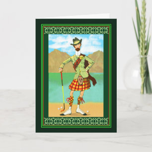 Happy Birthday Golf Karte