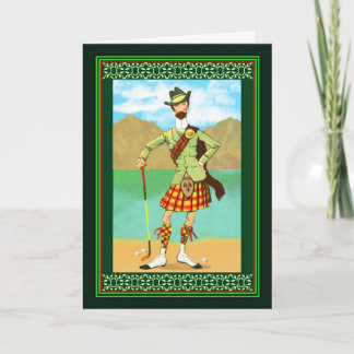 Happy Birthday Golf Karte