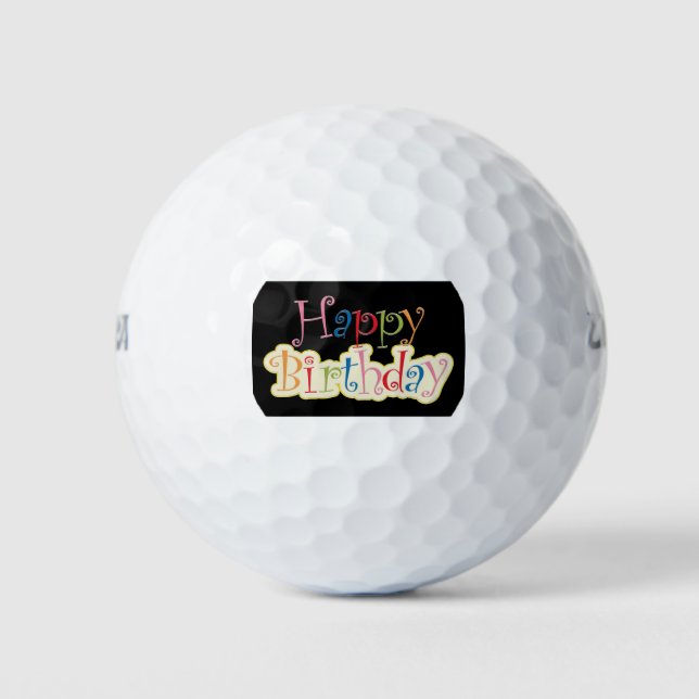 Happy Birthday Golfball (Vorderseite)