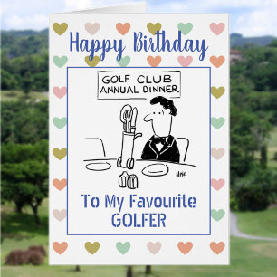 Happy Birthday Golfer