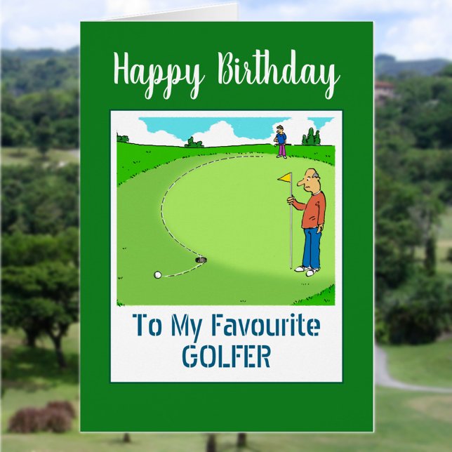 Happy Birthday Golfer (Von Creator hochgeladen)