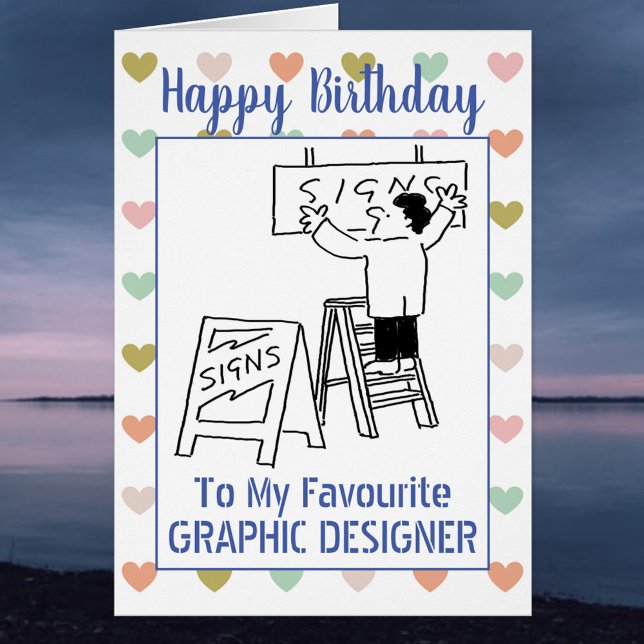 Happy Birthday Grafik Designer (Von Creator hochgeladen)