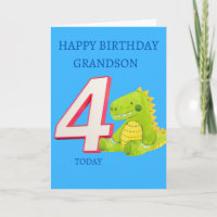 Happy Birthday Grandson - 4 Heute