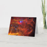 Happy Birthday Grandson, Emissions Nebel in Puppis Karte<br><div class="desc">Galaxien, Sterne und Nebulae SerieEine farbenfrohe Sternbildregion ist in diesem atemberaubenden Bild von NGC 2467 in der südlichen Konstellation von Puppis (The Stern) dargestellt. Wie ein rostender Kessel einer exotischen kosmischen Braue, sind riesige Gas- und Staubwolken mit hellblauen, heißen jungen Sternen bestreut. Seltsamerweise geformte Staubwolken, die an verschüttete Flüssigkeiten erinnern,...</div>