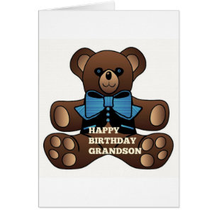 Happy Birthday Grandson Teddybear