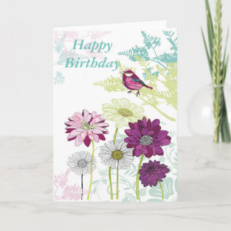 Happy Birthday greeting card Karte
